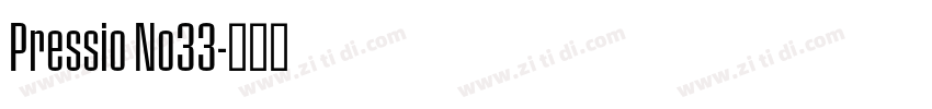 Pressio No33字体转换